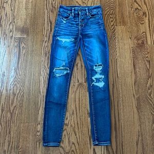 American Eagle Button Fly Next Level Stretch High Waisted Jegging